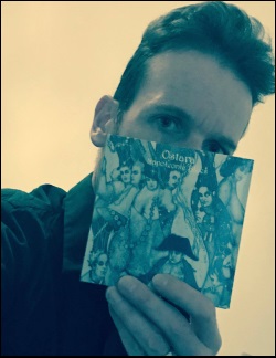 Richard Leviathan holding Napoleonic Blues
